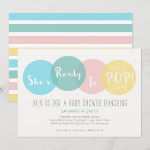 Elle est prête à faire une invitation au Baby show