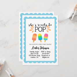 Elle est prête à lancer une invitation au Baby sho