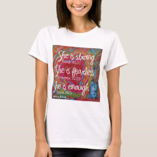 Elle est T-shirt fort d'écriture sainte