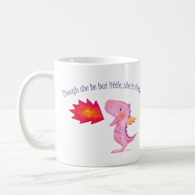 Elle est tasse inspirée de tasse féroce de dragon (Gauche)