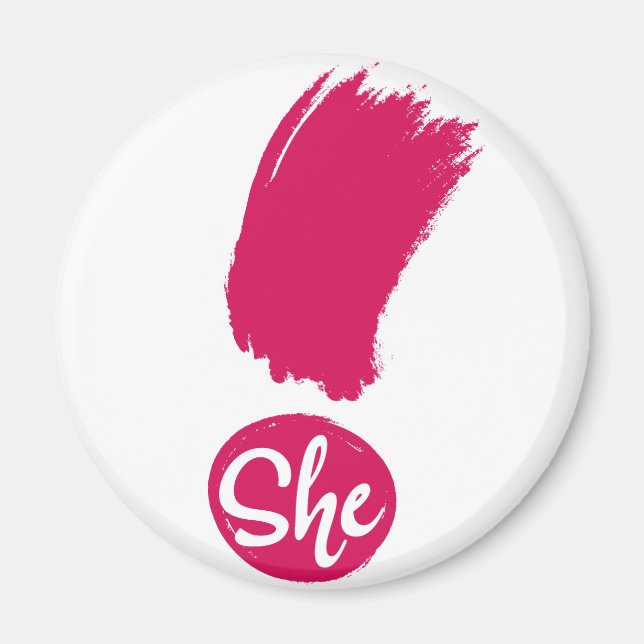 Elle Exclamation Magnet (Devant)