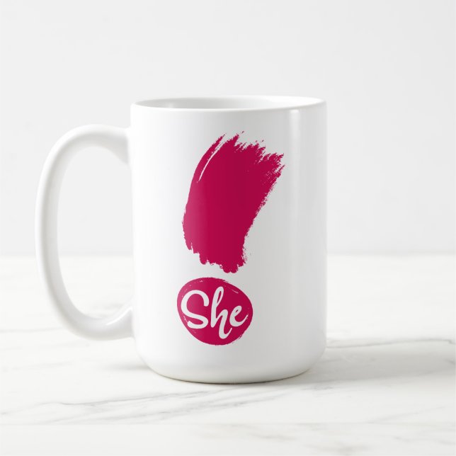Elle Exclamation Mug (Gauche)