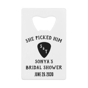 Elle l'a choisi ! Favori de douche de mariage en g