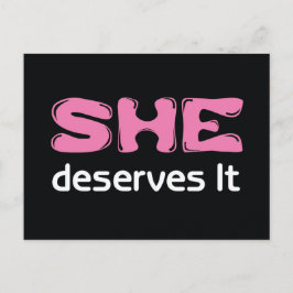 Elle Mérite Sa Carte Postale