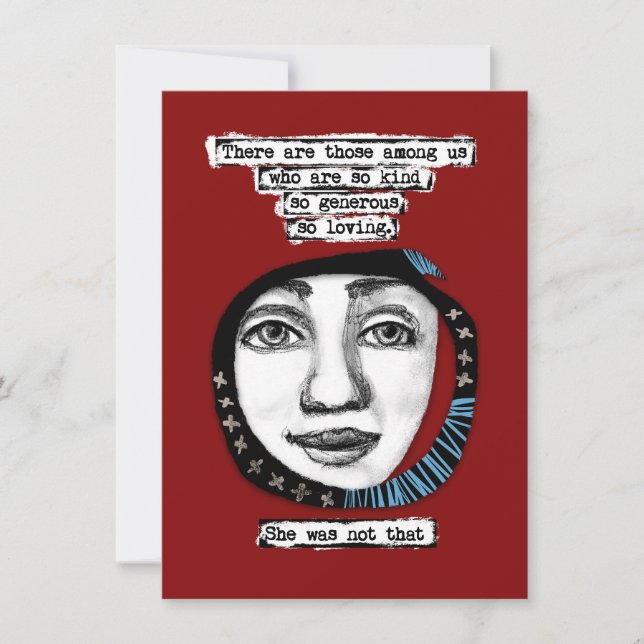 Elle N'Était Pas Tant Que Des Cartes De Voeux (Devant)