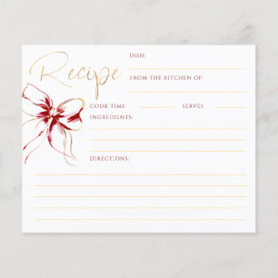 Elle noue le nœud Carte de recette de mariage au r