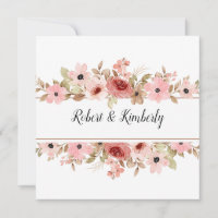 ELLE Pink Blume Elegante Hochzeit