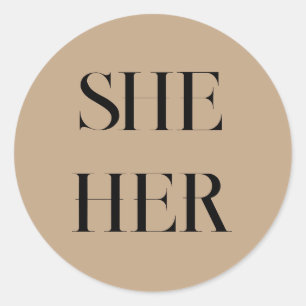 Elle Pronounounours Stickers Vintages minimalistes