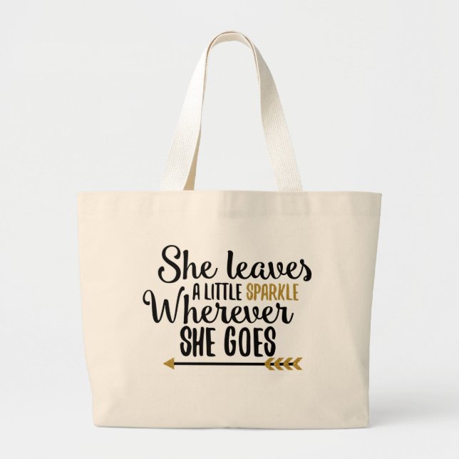 "Elle sac fourre-tout laisse peu d'étincelle" (Devant)