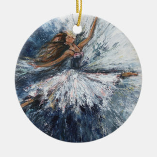 "Elle saute" Ornement d'Art