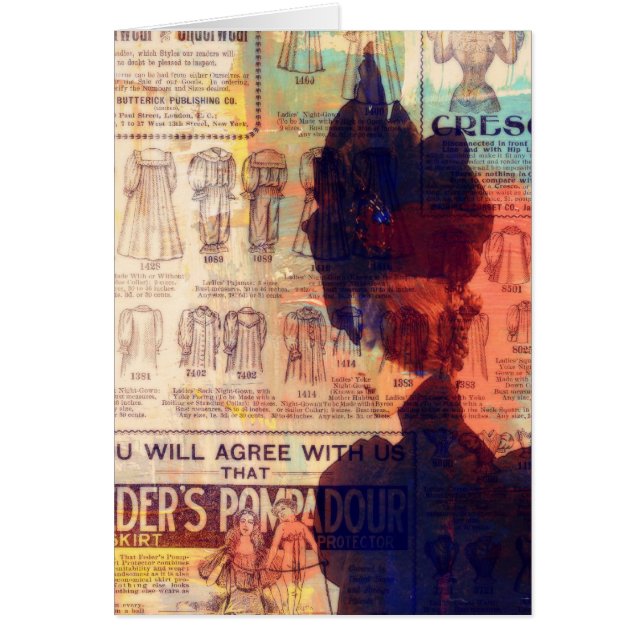 Elle se rappelle de rétros annonces de mode de (Devant)