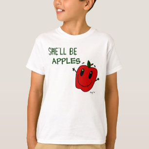 ELLE SERA APPLES Kids Basic T-shirt