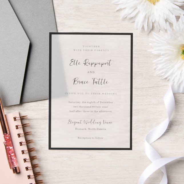 Elle Simple Modern Wedding (Hochzeit)