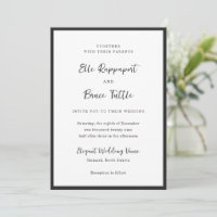 Elle Simple Modern Wedding