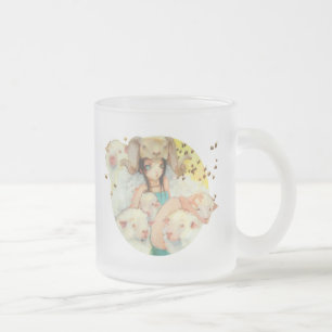 Elle tasse de enfoncement d'abeille
