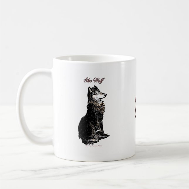 "Elle tasse de loup" (Gauche)