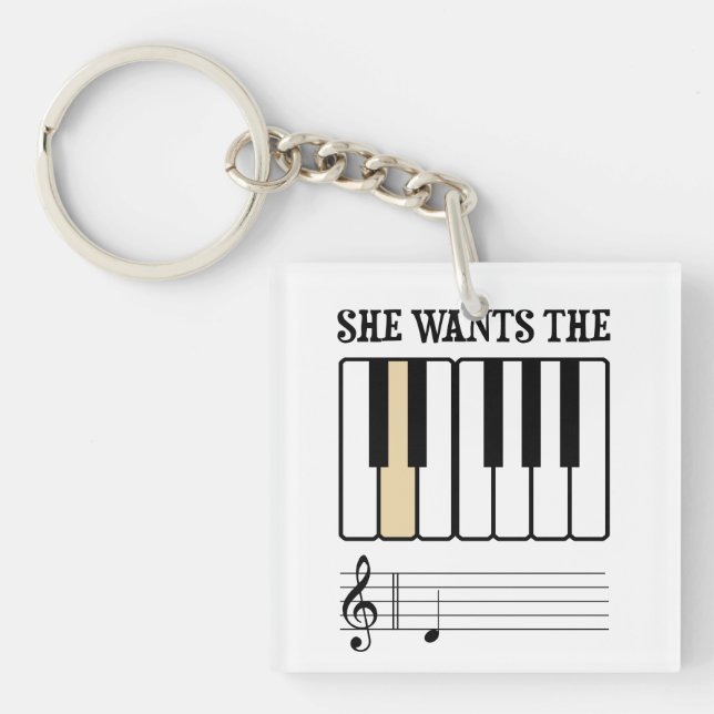 Elle veut la musique de piano de D (Devant)