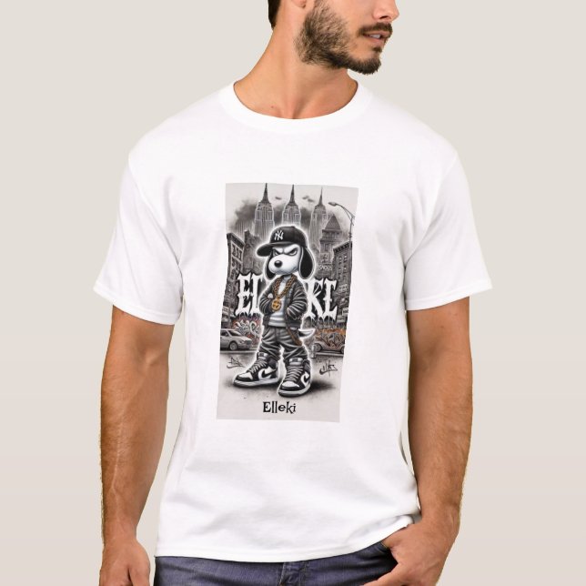 Elleki - Stadt Dawg T-Shirt (Vorderseite)