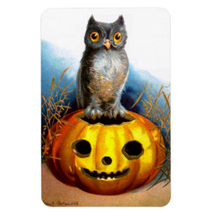Ellen H. Clapsaddle: Halloween Owl Magnet