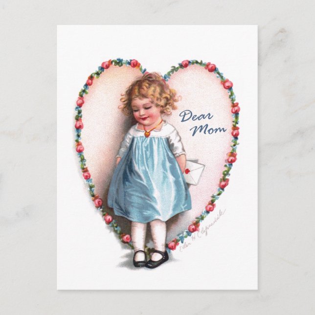 Ellen H. Clapsaddle: Liebe Mutter Postkarte (Vorderseite)