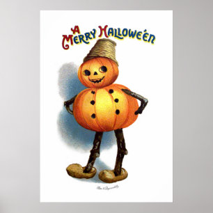 Ellen H. Clapsaddle: Pumpkin Boy Poster