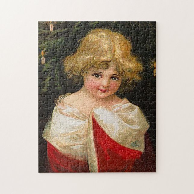 Ellen H. Clapsaddle - Weihnachtsmädchen (Vertikal)