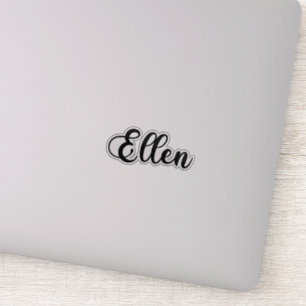Ellen Name - Handgeschriebene Kalligrafie Aufkleber