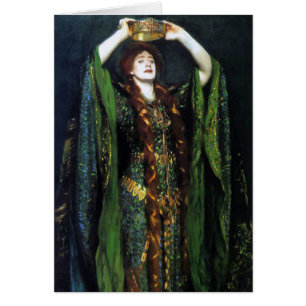 Ellen Terry vintage comme Madame Macbeth