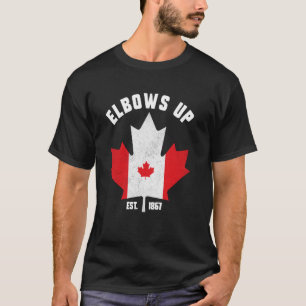 Ellenbogen hoch Kanada Wahres Norden Kanada Foreve T-Shirt