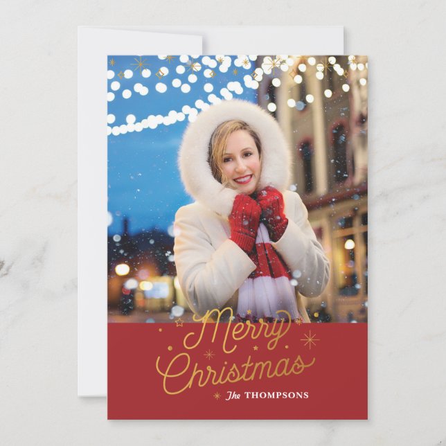 ELLES EN ARGENT / Carte photo de Noël (Devant)