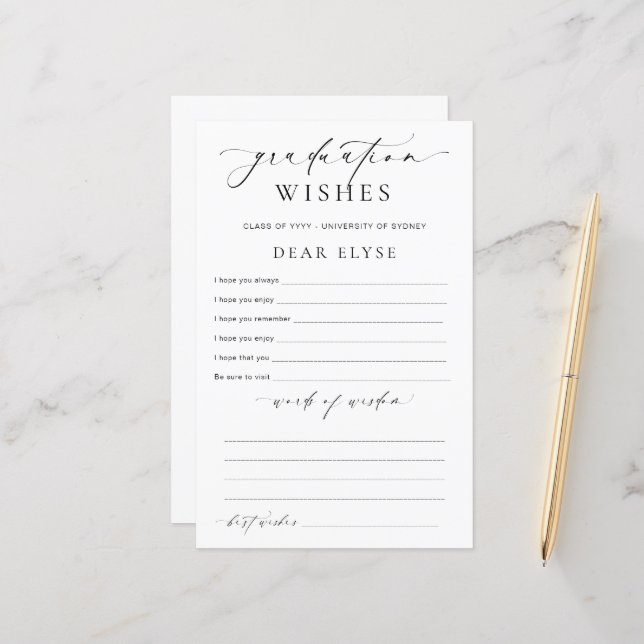 Ellesmere Abschluss Wites (Vorderseite/Rückseite Beispiel)