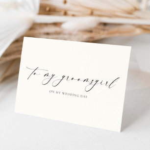 Ellesmere an meine Brautjungfer Hochzeitstag Karte