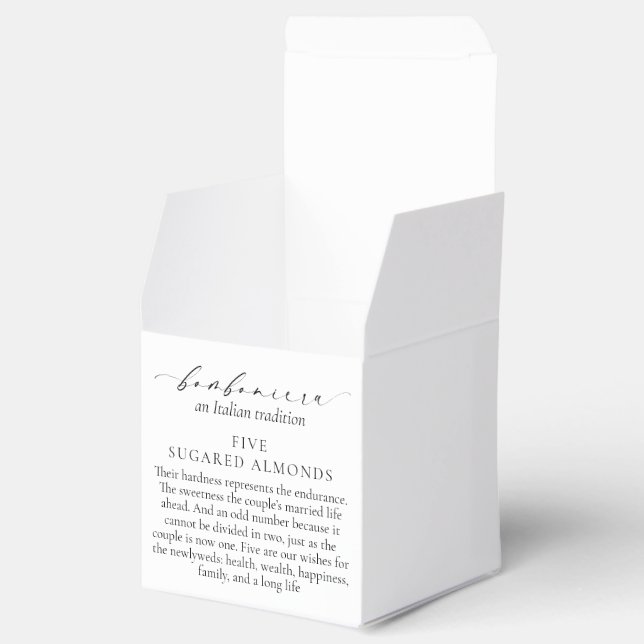 Ellesmere Eine italienische Tradition 5 Sugared Ma Geschenkschachtel (Geöffnet)