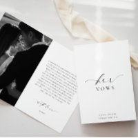 Ellesmere Foto Your Vows Wedding Card