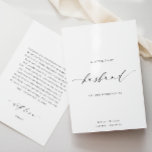Ellesmere Letter to My Husband Wedding Day Card Karte<br><div class="desc">Der Ellesmere, ein Brief an meinen Mann auf unserer Hochzeitstag-Karte, zeichnet sich durch ein modernes minimalistisches Design auf einem weißen Hintergrund aus, das einen sauberen und einfachen Look ermöglicht. Die Überschrift des Skripts ist ein Bild, das nicht bearbeitet werden kann. Der andere Text ist vollständig editierbar. Für eine erweiterte Anpassung...</div>