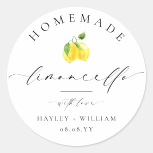 Ellesmere Limoncello Runder Aufkleber
