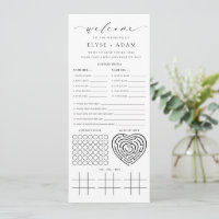 Ellesmere Minimalistisch Wedding Quiz und