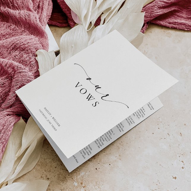 Ellesmere Our Vows Wedding Card Karte (Von Creator hochgeladen)