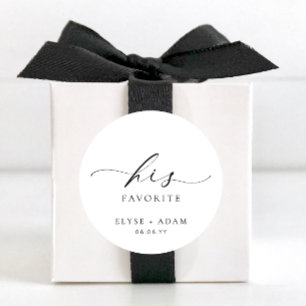 Ellesmere Sein Favorit Favor Klassischer Rund Stic Runder Aufkleber