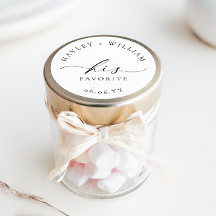 Ellesmere Sein Favorit Runder Aufkleber