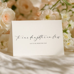 Ellesmere Unsere Schwiegertochter Hochzeitstag Karte