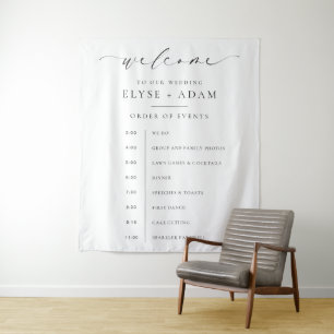 Ellesmere Veranstaltungsreihe willkommen Wandteppich