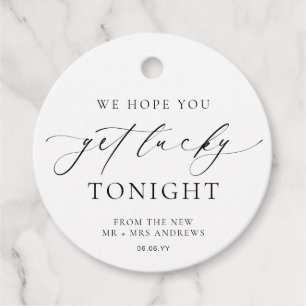 Ellesmere We Hope You Get Lucky Lotto Wedding Geschenkanhänger