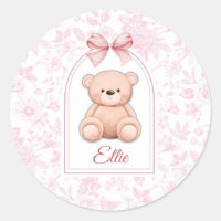 Ellie | Benutzerdefiniertes rosa Teddy-Bär-Kinderz