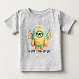 Ellie – Das großäugige skeptische Monster Baby T-shirt