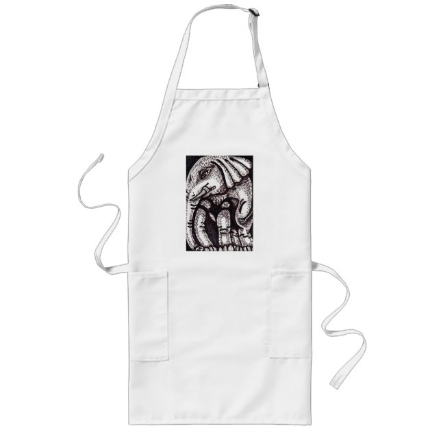 Ellie der Elephant Lange Schürze (Vorne)