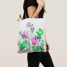 Ellie Floral Monogram Tasche