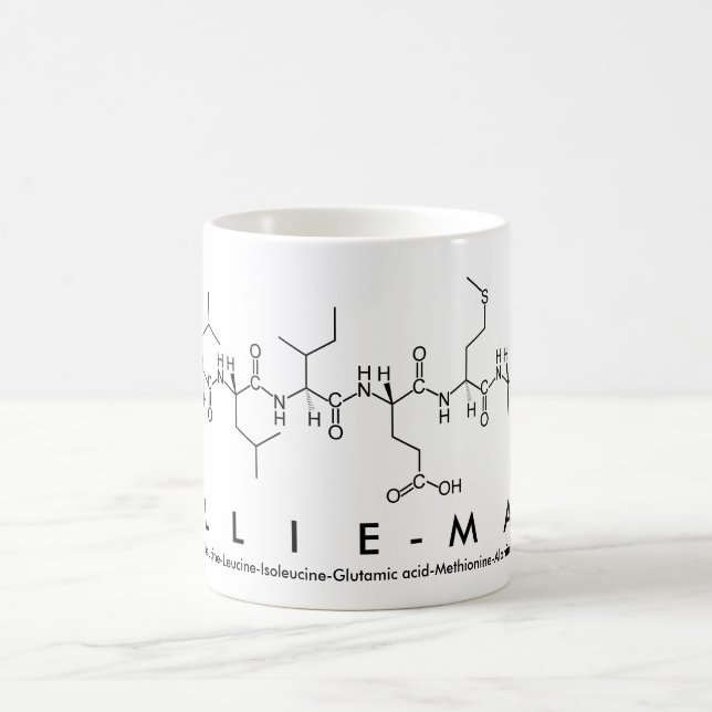 Ellie-Mae Peptid-Namen-Tasse Kaffeetasse (Mittel)