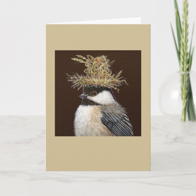 Ellie the chickadecard karte (Vorderseite)