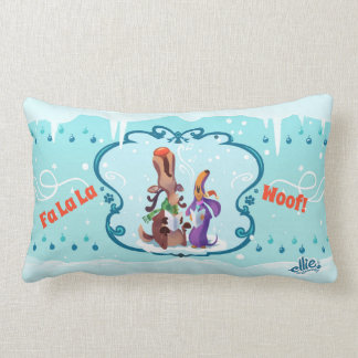 Ellie the Wienerdog® WeenDeer Holiday Throw Kissen